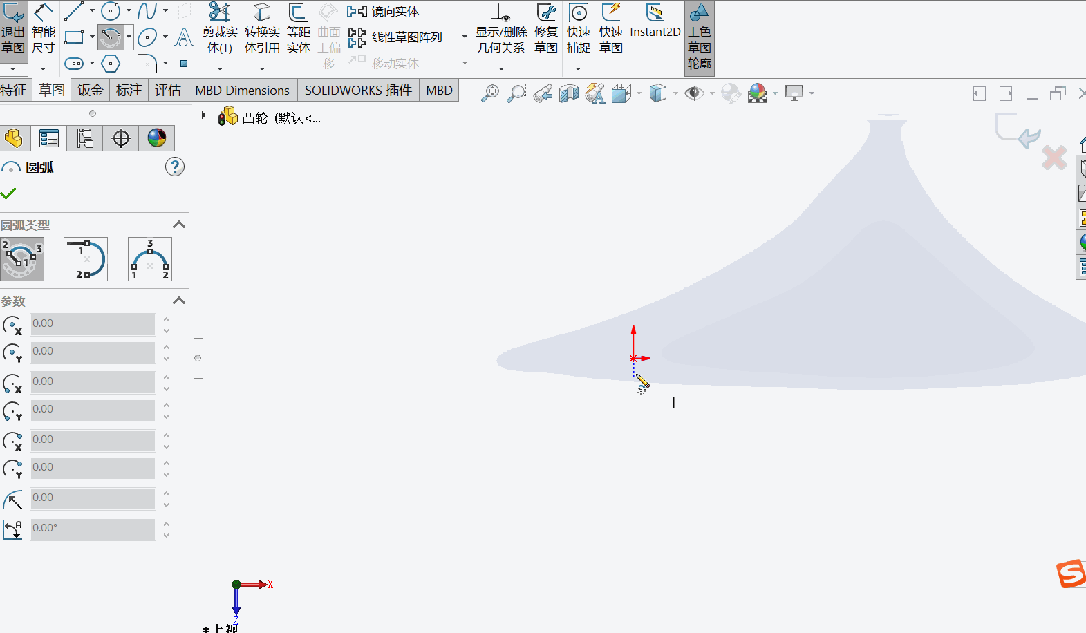 solidworks草图自动约束